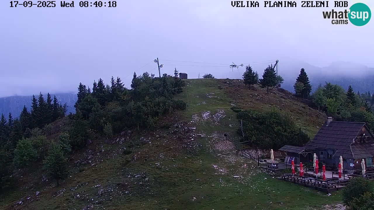 Zeleni Rob – Webcam live | Velika Planina