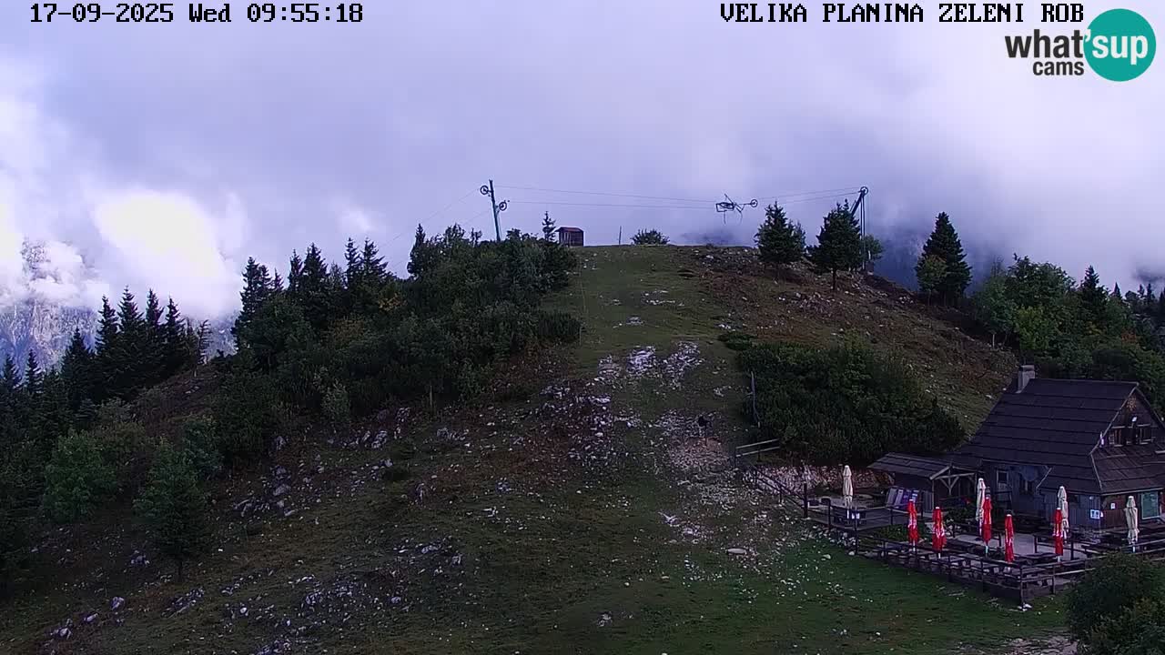Zeleni Rob – Webcam live | Velika Planina