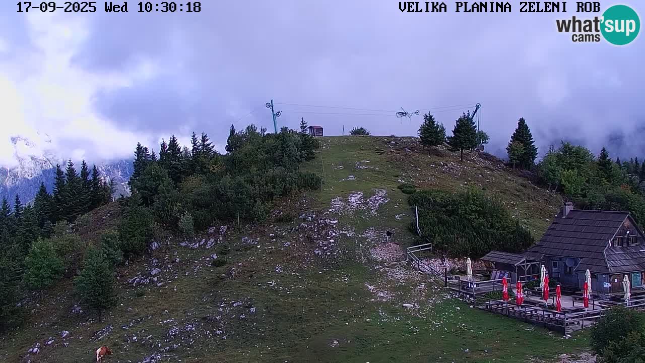 Zeleni Rob | Webcam live Velika Planina