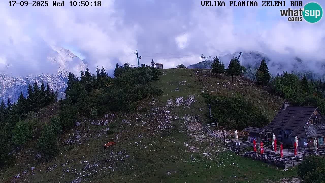 Zeleni Rob | Webcam live Velika Planina