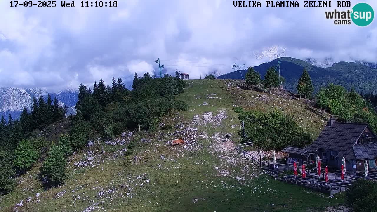 Zeleni Rob – Webcam live | Velika Planina