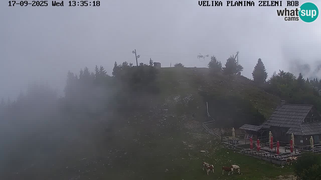 Zeleni Rob – Webcam live | Velika Planina