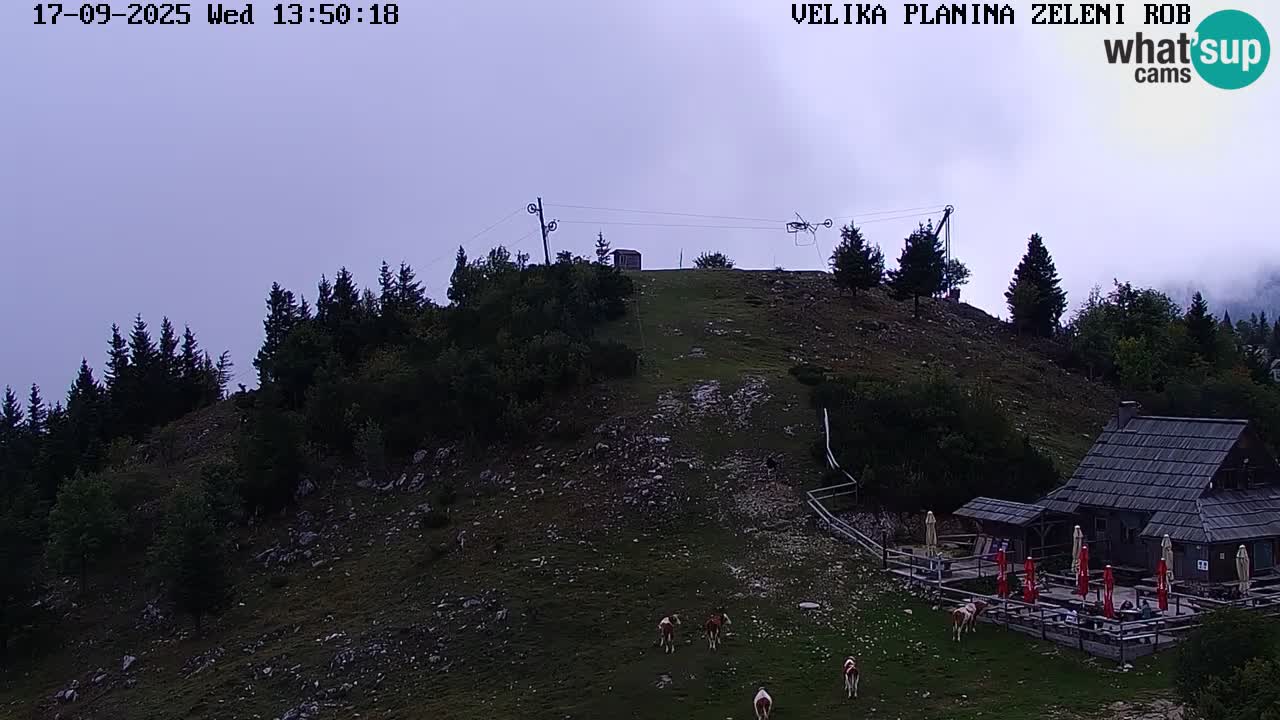 Zeleni Rob – Webcam live | Velika Planina