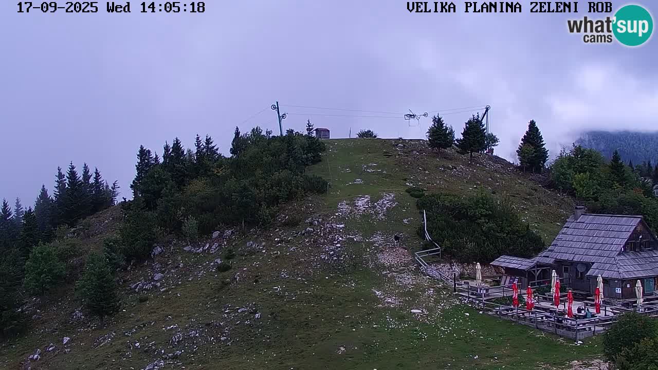 Zeleni Rob – Webcam live | Velika Planina