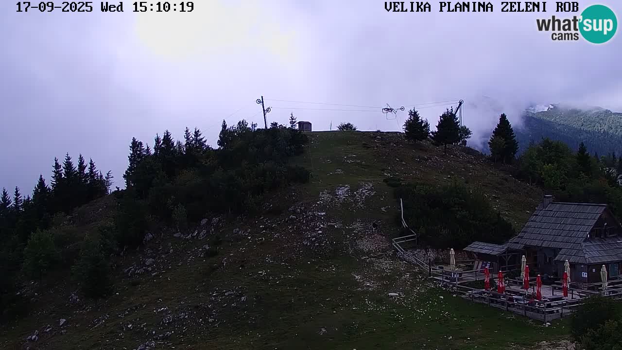 Zeleni Rob – Webcam live | Velika Planina