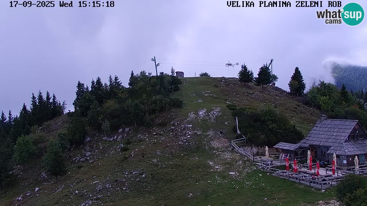 Zeleni Rob – Webcam live | Velika Planina