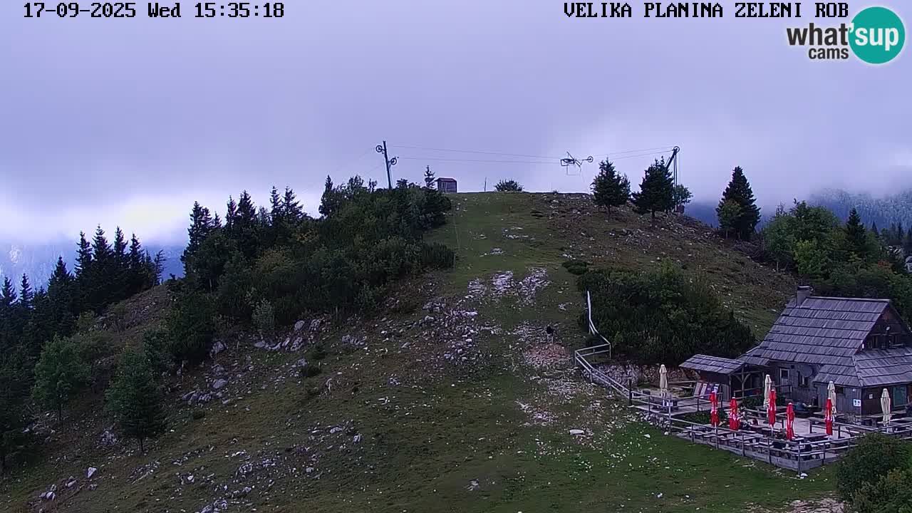 Zeleni Rob – Webcam live | Velika Planina