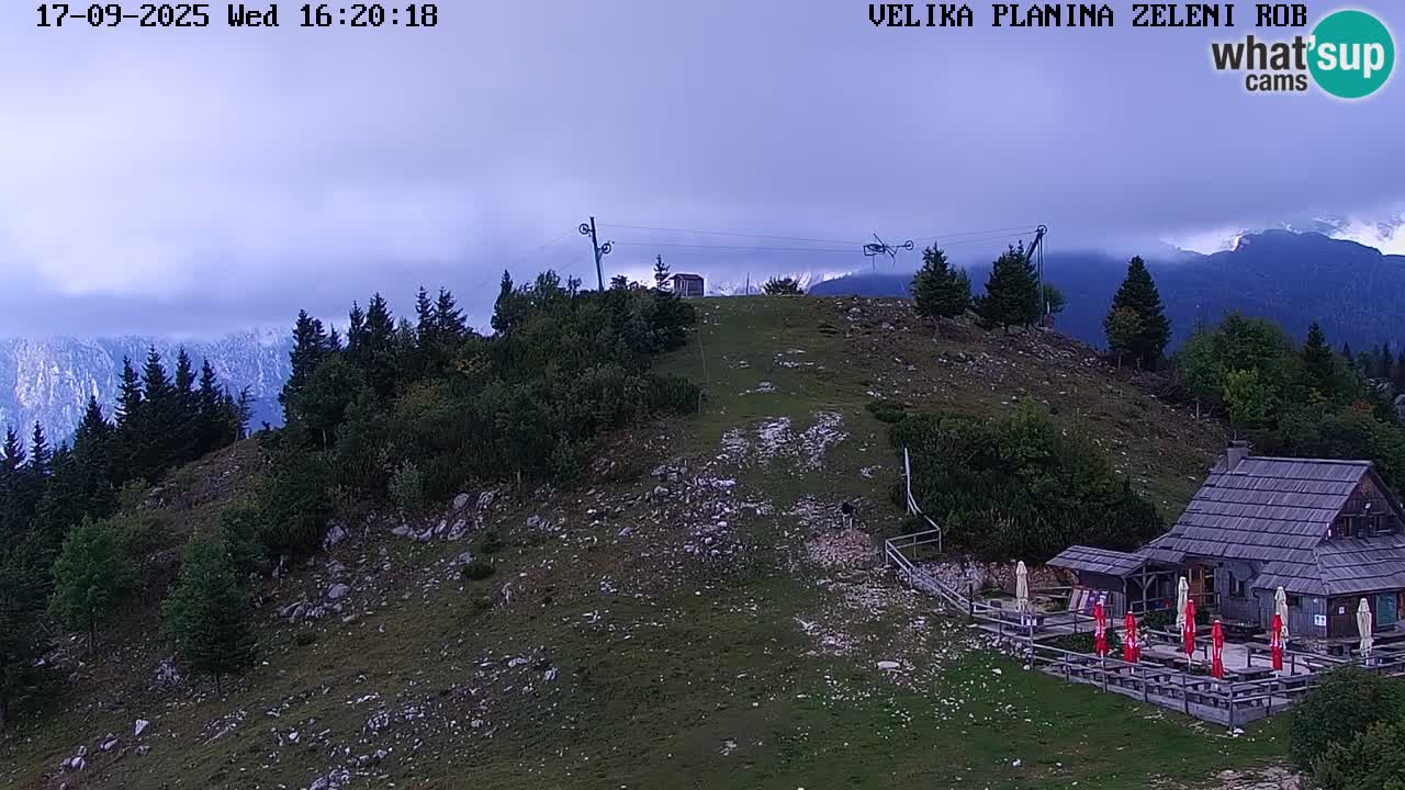 Zeleni Rob | Web kamera Velika Planina