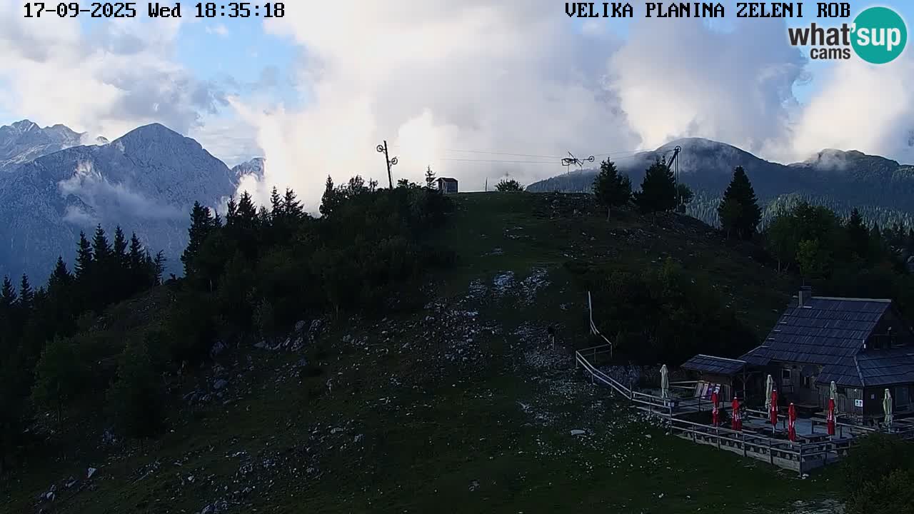 Zeleni Rob | Web kamera Velika Planina