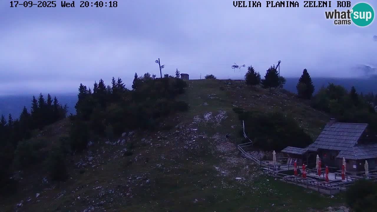 Zeleni Rob – Webcam live | Velika Planina
