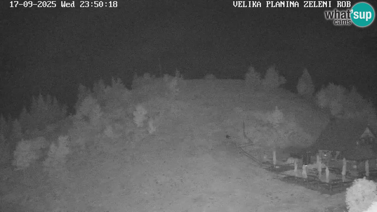 Zeleni Rob | Webcam en vivo Velika Planina