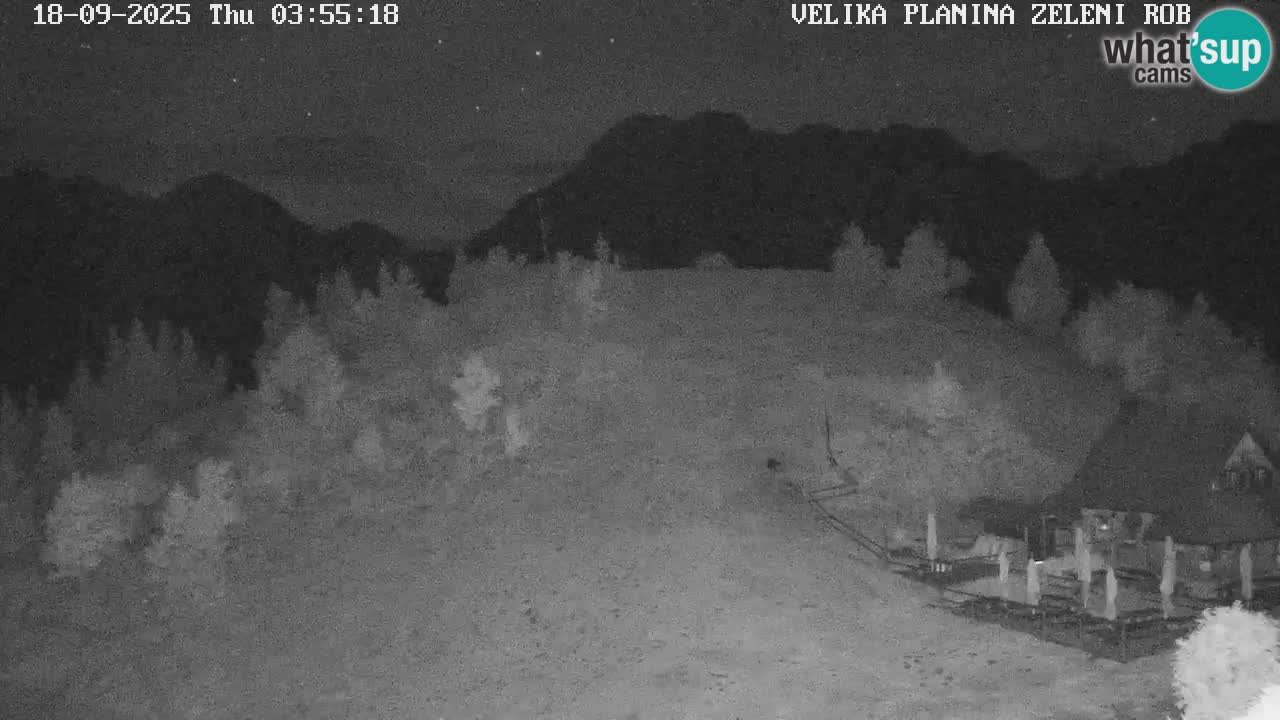 Zeleni Rob – Webcam live | Velika Planina