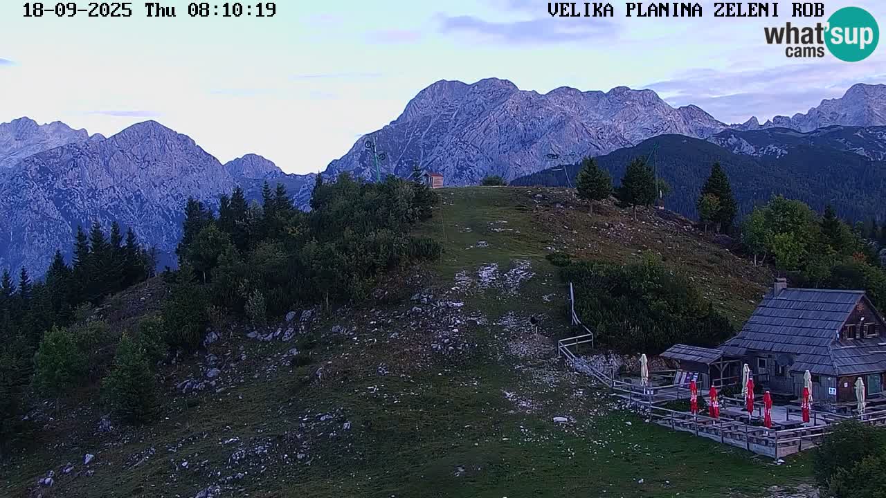 Zeleni Rob – Webcam live | Velika Planina