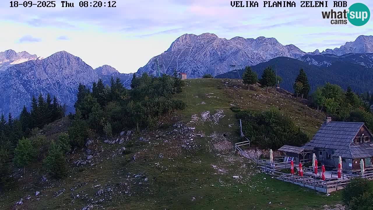 Zeleni Rob – Webcam live | Velika Planina
