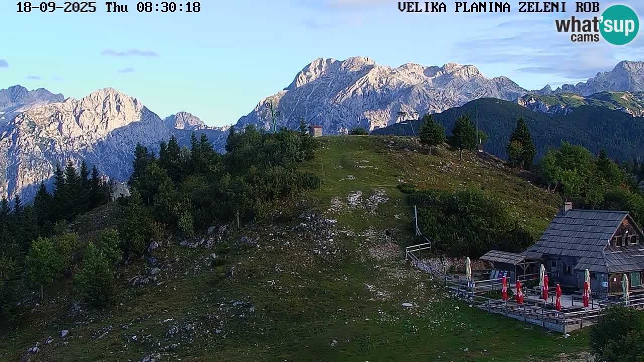 Zeleni Rob – Webcam live | Velika Planina
