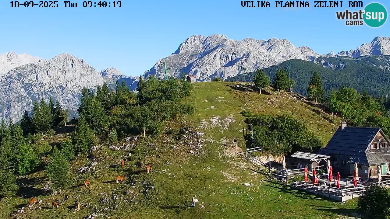 Zeleni Rob – Webcam live | Velika Planina
