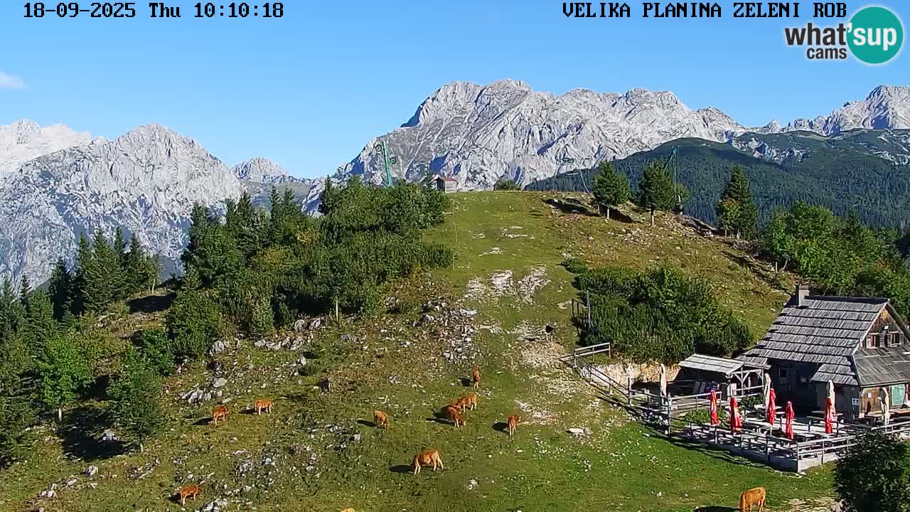Zeleni Rob – Webcam live | Velika Planina