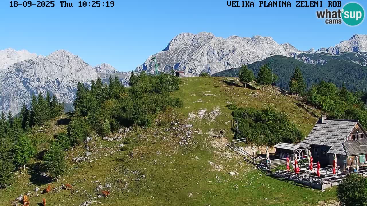 Zeleni Rob – Webcam live | Velika Planina