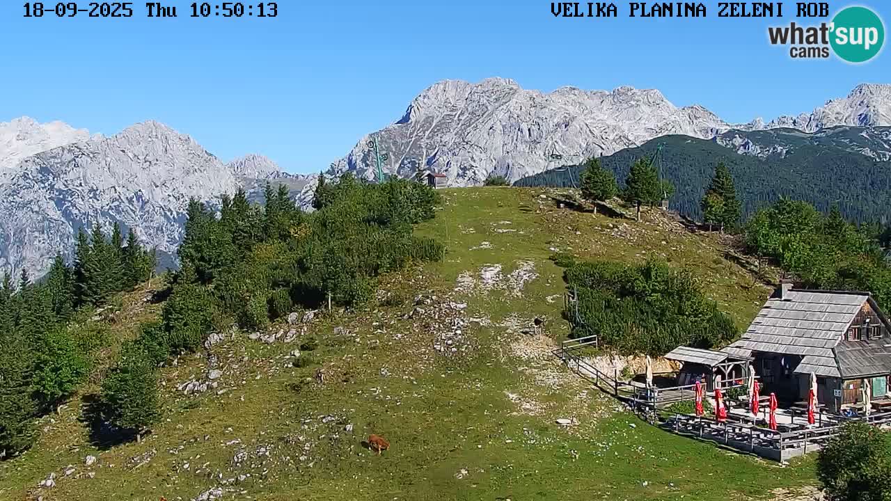 Zeleni Rob – Webcam live | Velika Planina