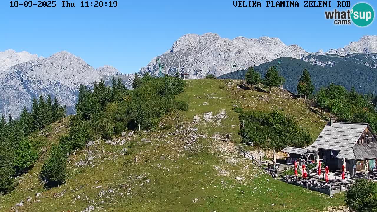 Zeleni Rob – Webcam live | Velika Planina
