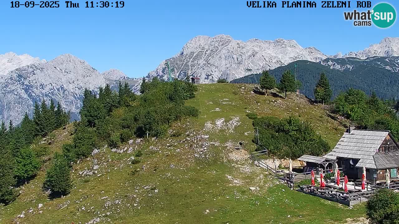 Zeleni Rob | Web kamera Velika Planina