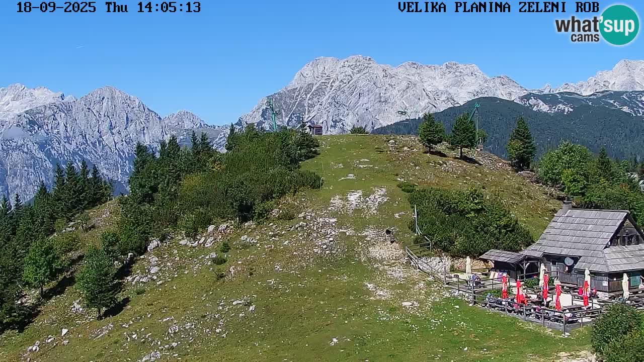 Zeleni Rob | Webcam live Velika Planina