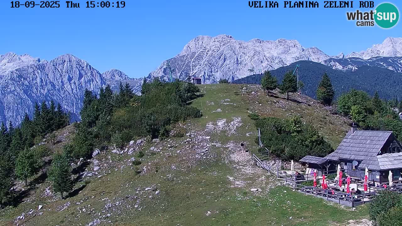 Zeleni Rob – Webcam live | Velika Planina