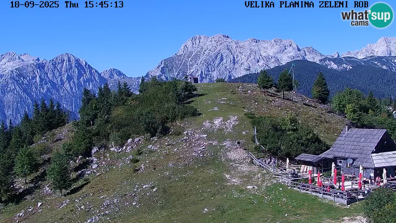 Zeleni Rob | Web kamera Velika Planina