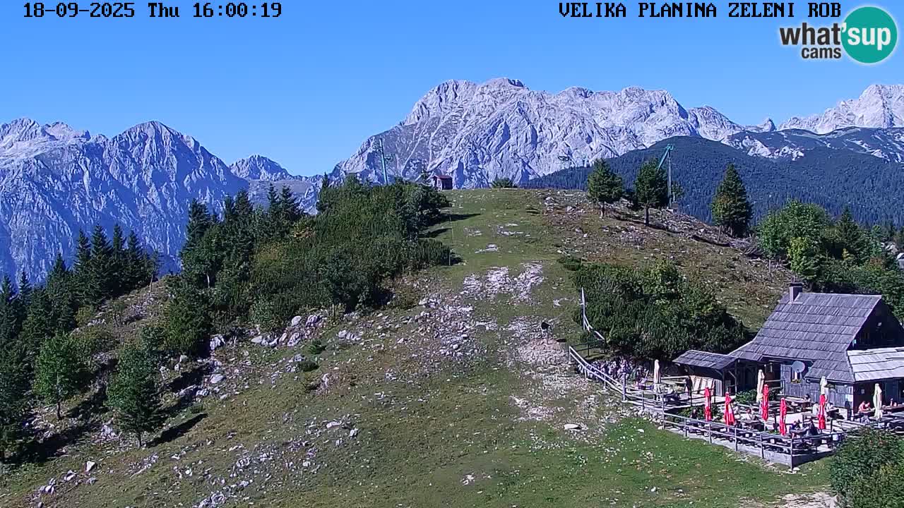 Zeleni Rob | Webcam live Velika Planina
