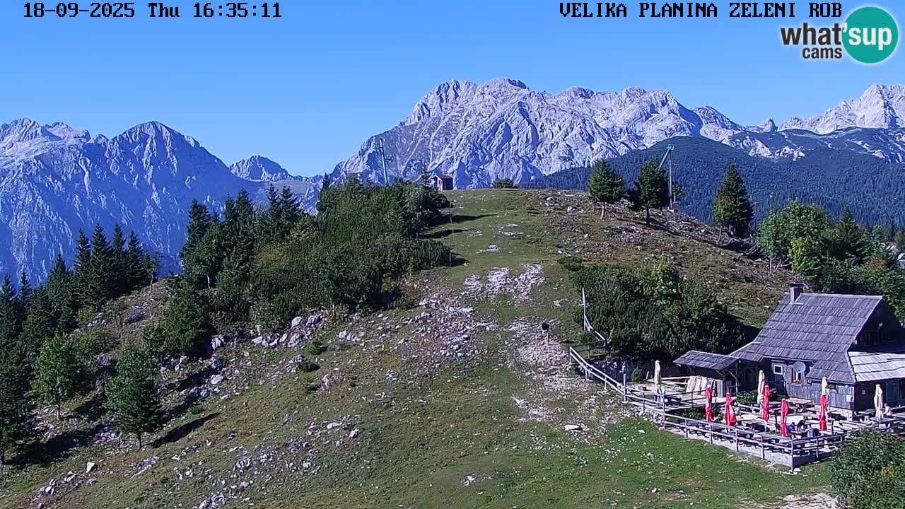 Zeleni Rob – Webcam live | Velika Planina