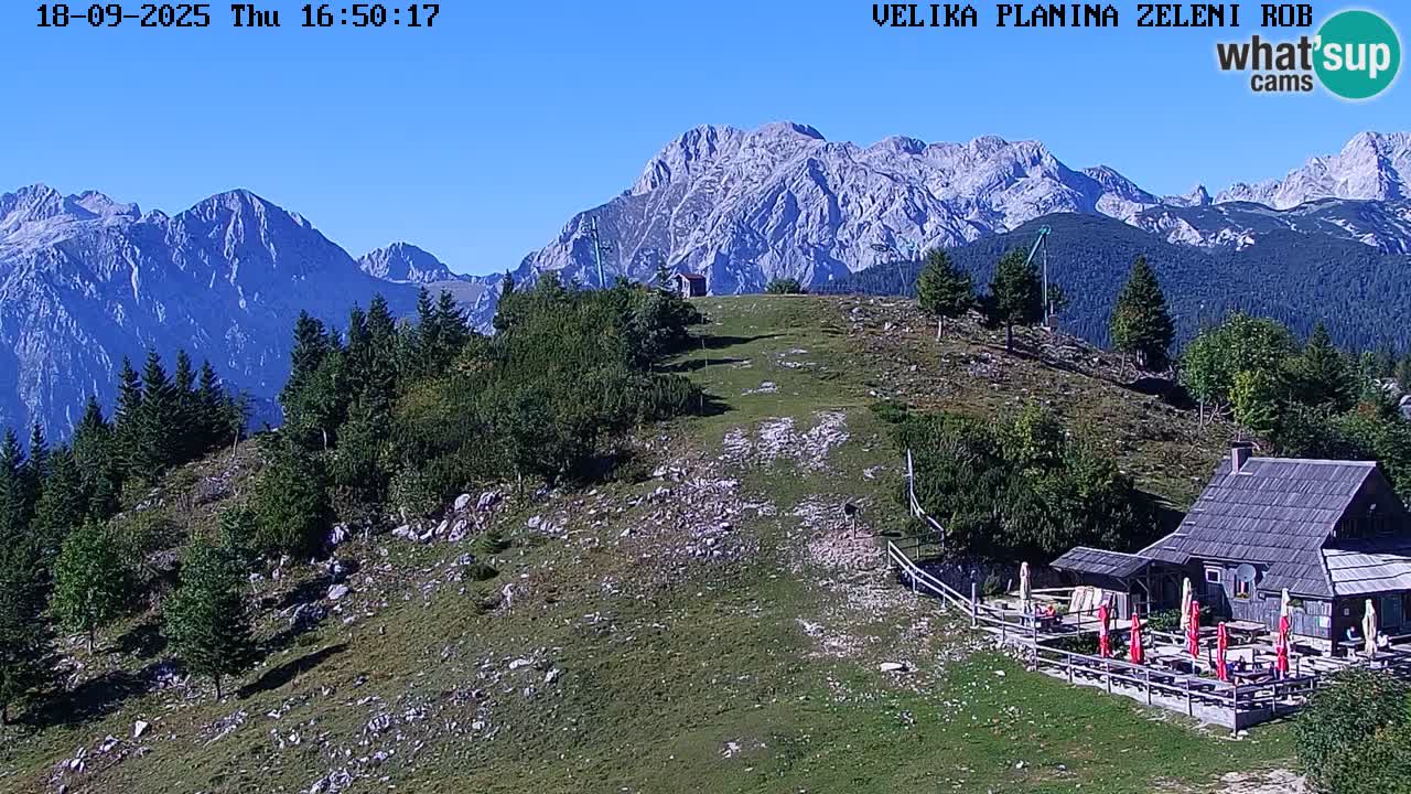 Zeleni Rob – Webcam live | Velika Planina