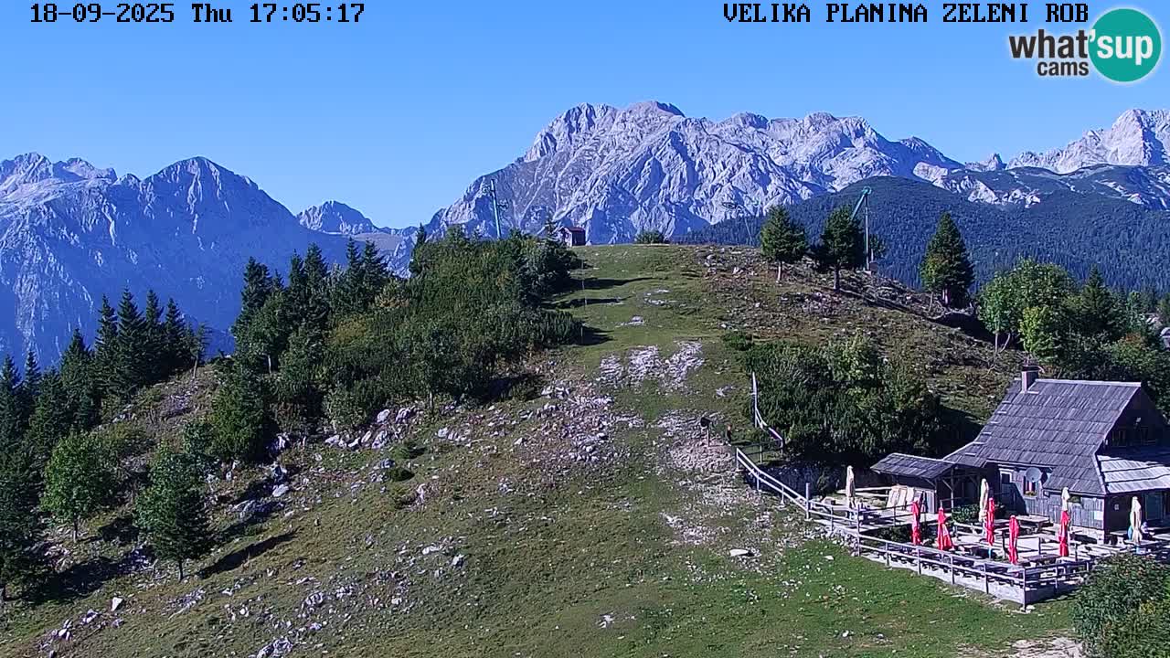 Zeleni Rob | Webcam live Velika Planina