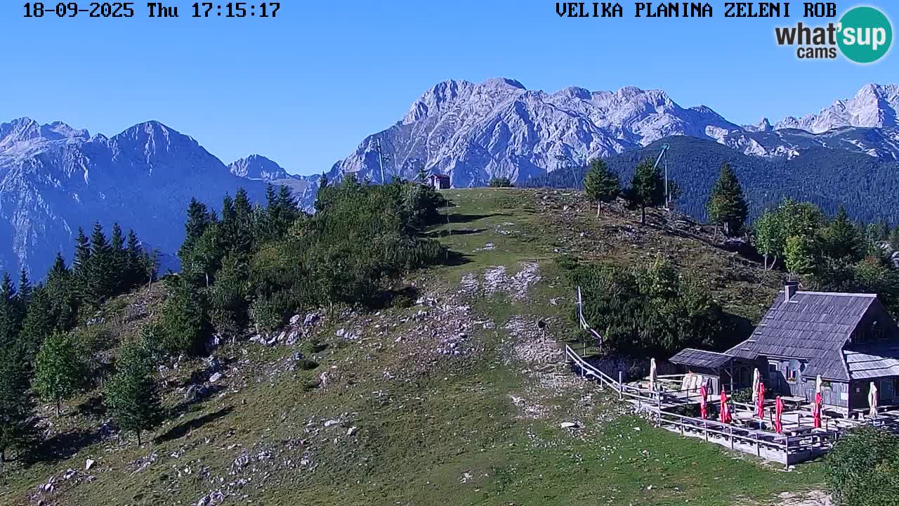 Zeleni Rob – Webcam live | Velika Planina