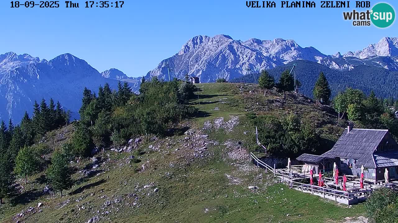 Zeleni Rob – Webcam live | Velika Planina