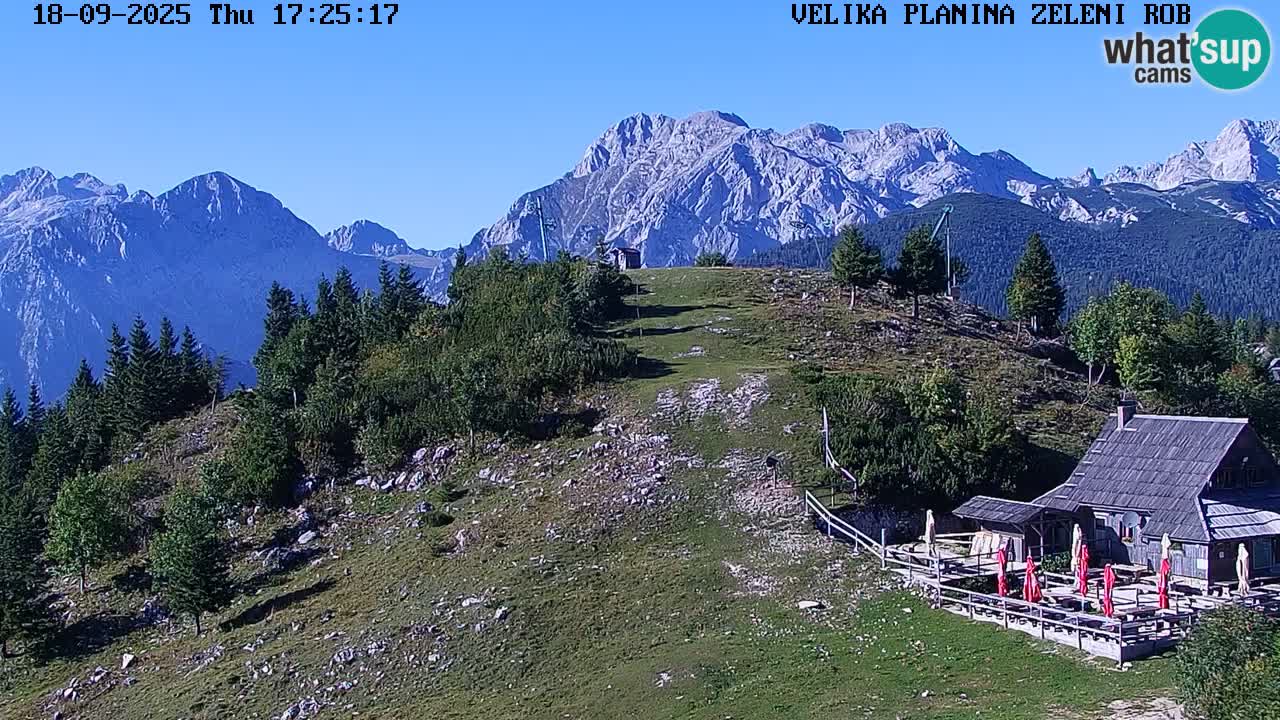 Zeleni Rob – Webcam live | Velika Planina
