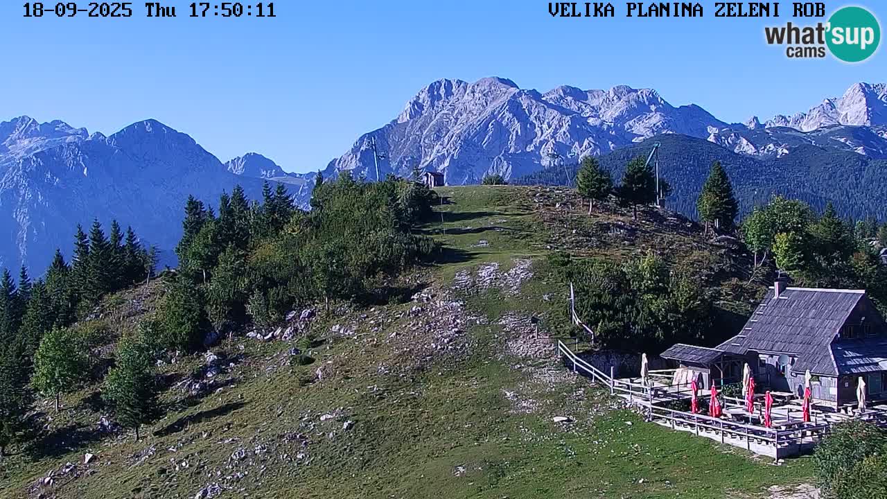 Zeleni Rob – Webcam live | Velika Planina
