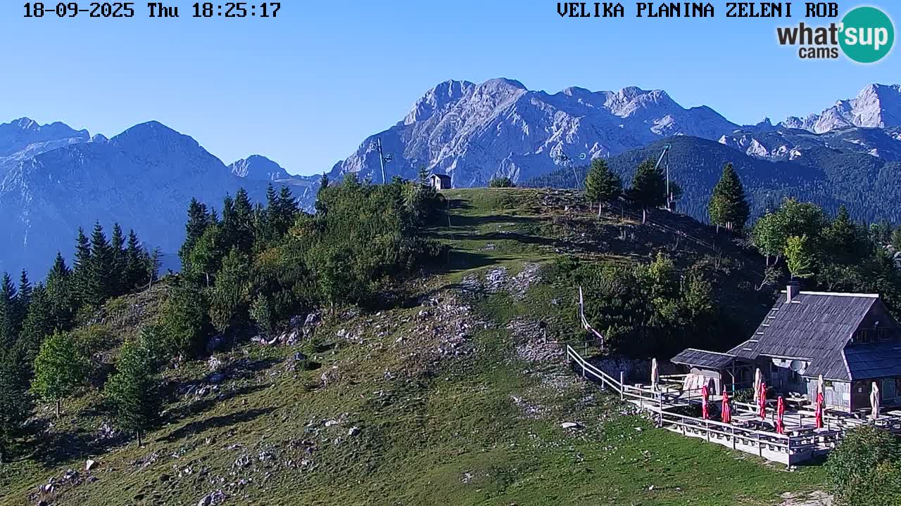 Zeleni Rob | Webcam live Velika Planina