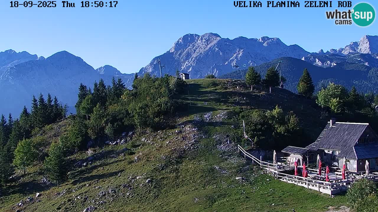 Zeleni Rob – Webcam live | Velika Planina