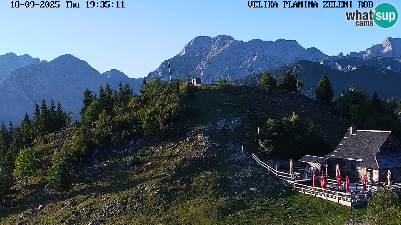 Zeleni Rob – Webcam live | Velika Planina