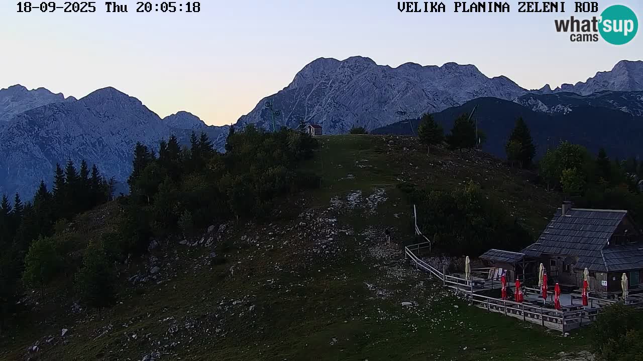 Zeleni Rob – Webcam live | Velika Planina