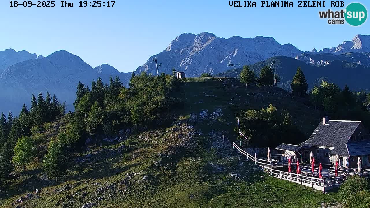Zeleni Rob | Web kamera Velika Planina