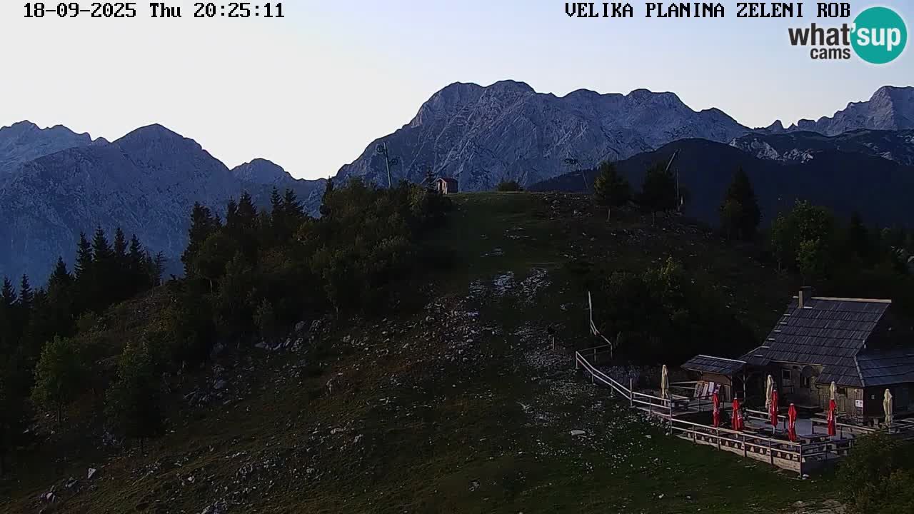 Zeleni Rob – Webcam live | Velika Planina