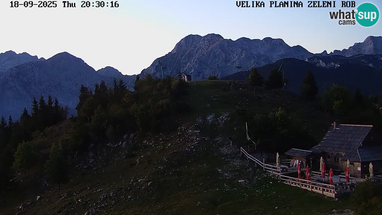 Zeleni Rob – Webcam live | Velika Planina