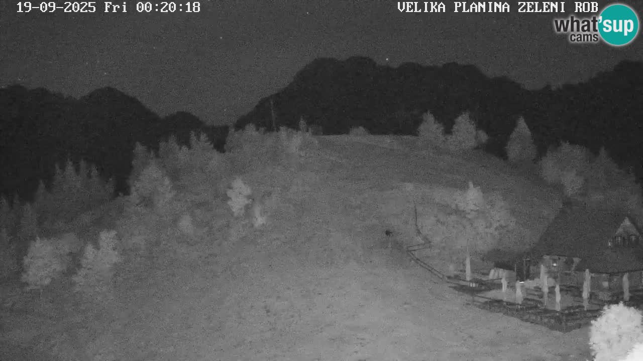 Zeleni Rob | Webcam en vivo Velika Planina