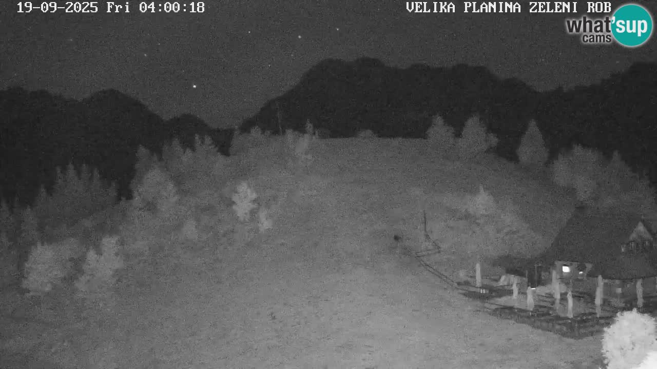 Zeleni Rob | Webcam en vivo Velika Planina