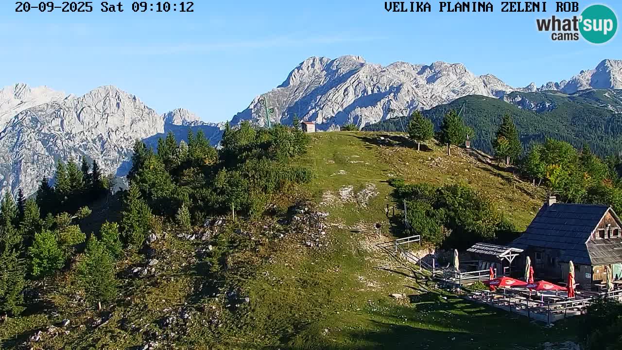 Zeleni Rob – Webcam live | Velika Planina