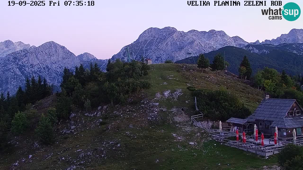Zeleni Rob – Webcam live | Velika Planina