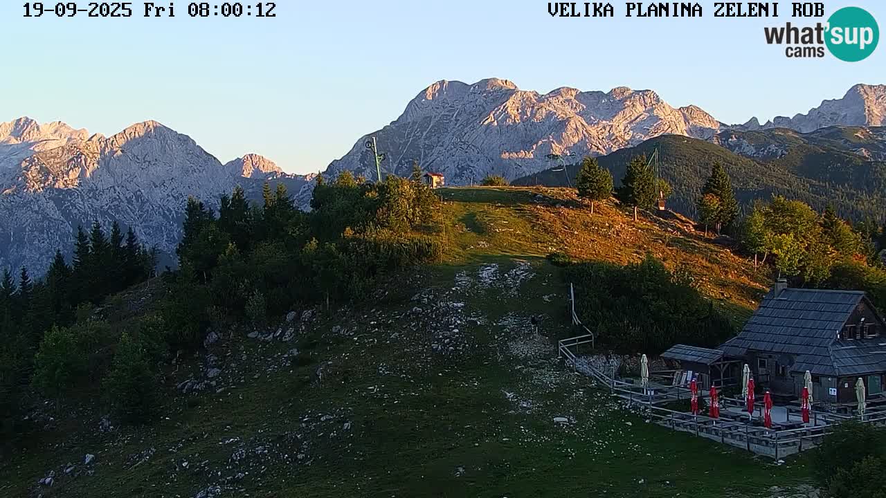 Zeleni Rob – Webcam live | Velika Planina