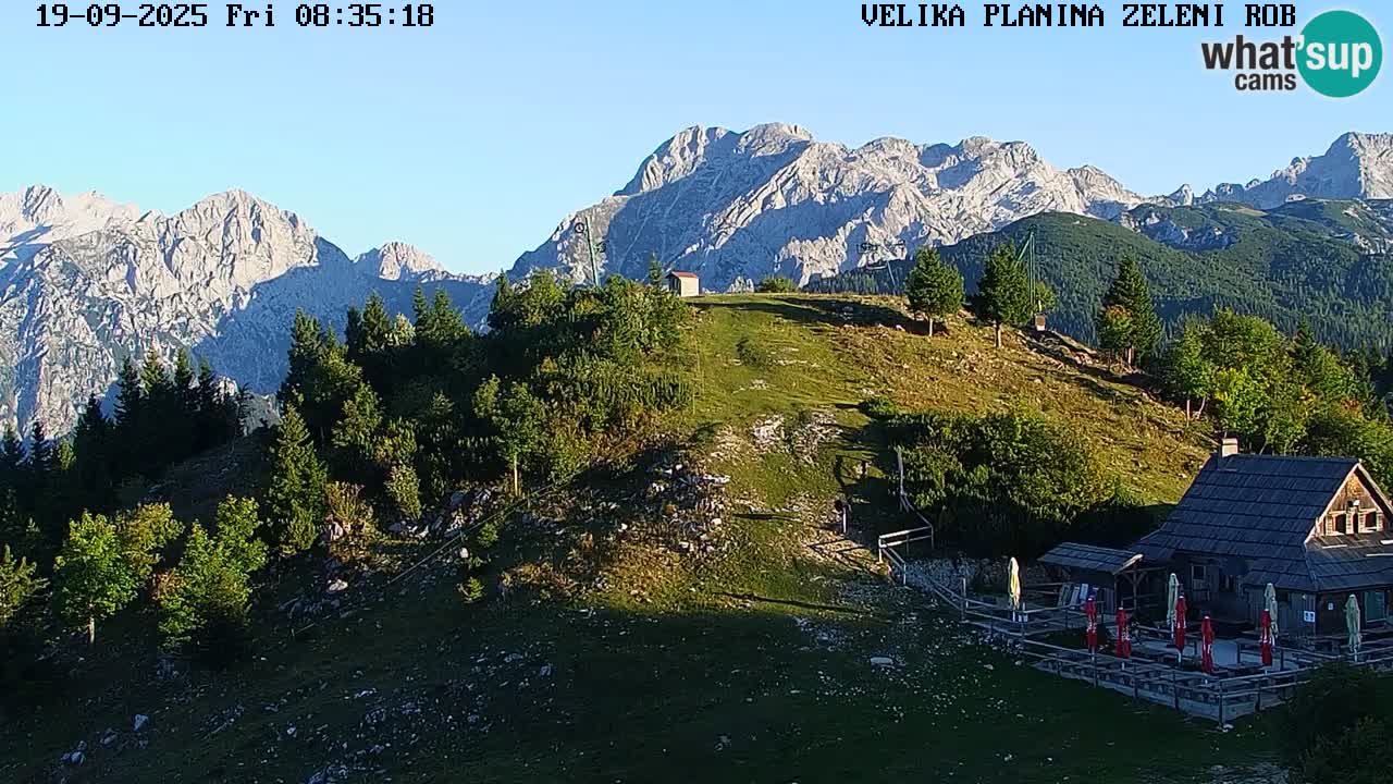Zeleni Rob – Webcam live | Velika Planina