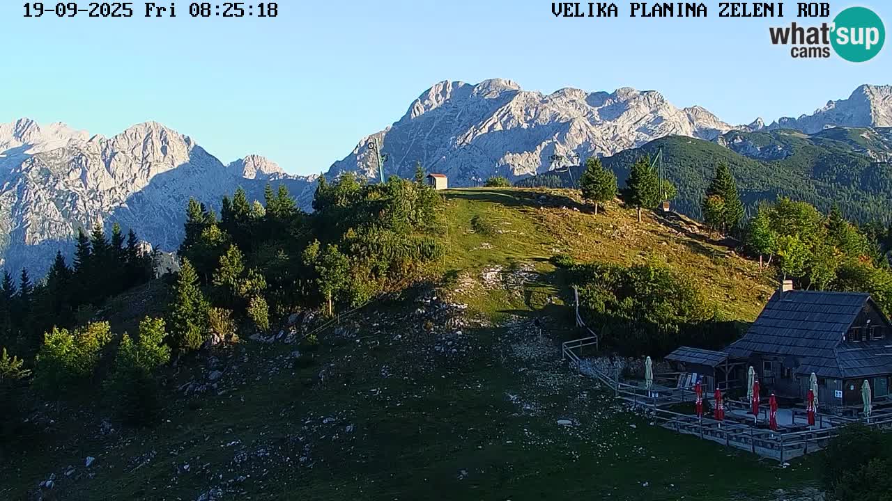 Zeleni Rob – Webcam live | Velika Planina